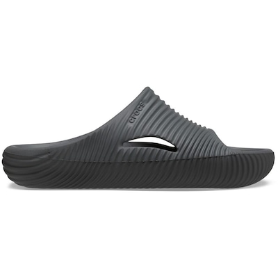 Chinelo Masculino Crocs Mellow Tide Recovery Slide Slate Grey - Foto 3