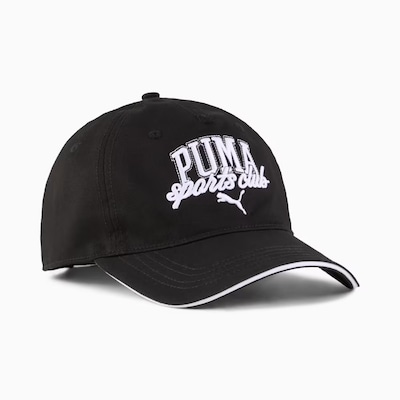 Boné Adulto Puma Sports Club Baseball Aba Curva Ajustável - Foto 1