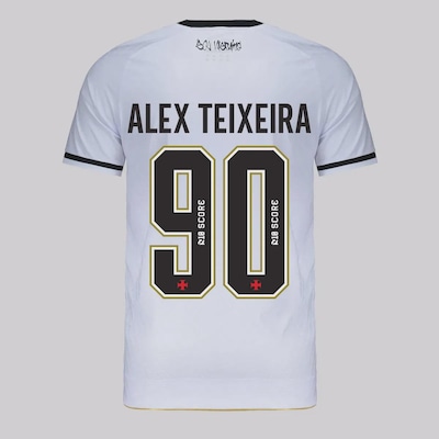Camisa do Vasco II 2025 90 Alex Teixeira Kappa Masculina - Foto 1