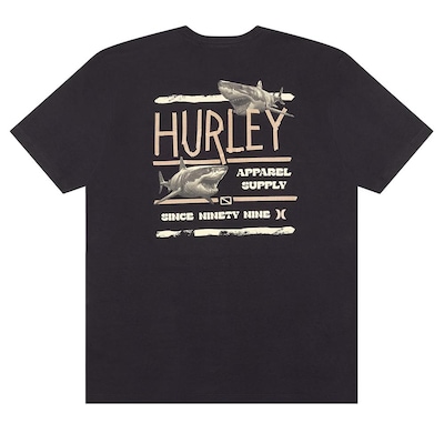 Camiseta Masculina Hurley Shark - Foto 2