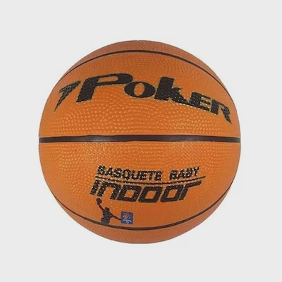 Bola de Basquete Infantil Poker Official 3.0 Indoor Baby - Foto 1