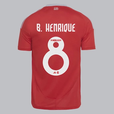 Camisa do Internacional I 2025 adidas 8 B. Henrique Masculina - Foto 1