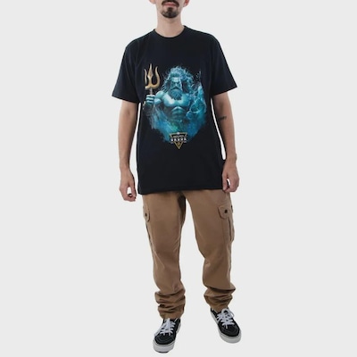 Camiseta Okdok Classic Blue Netuno Masculina - Foto 4