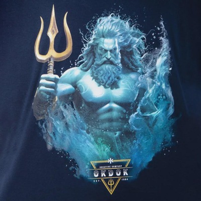 Camiseta Okdok Classic Blue Netuno Masculina - Foto 2