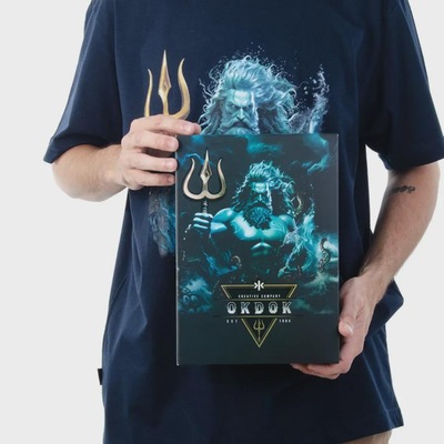 Camiseta Okdok Classic Blue Netuno Masculina - Foto 5