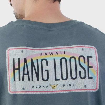 Camiseta Hang Loose Rainbow Masculina - Foto 4
