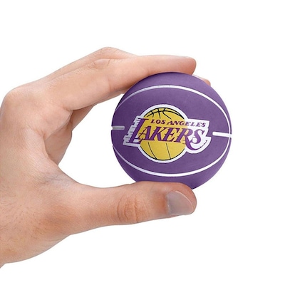 Mini Bola de Basquete Wilson Los Angeles Lakers Dribbler - Foto 2