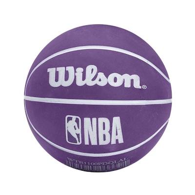 Mini Bola de Basquete Wilson Los Angeles Lakers Dribbler - Foto 4