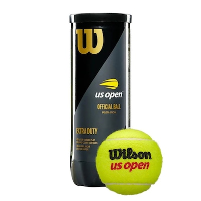 Kit Bola de Tennis Wilson Us Open Extra Duty - Foto 1