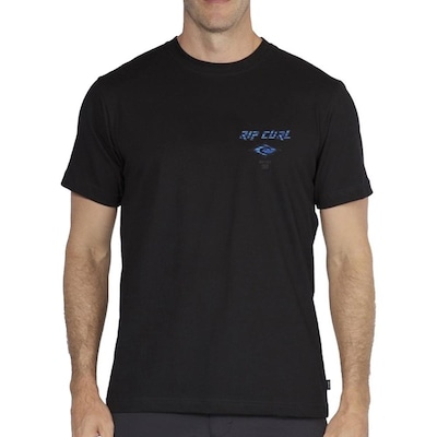 Camiseta Masculina Rip Curl Fade Out Icon Art Big - Foto 1