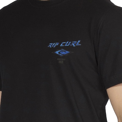 Camiseta Masculina Rip Curl Fade Out Icon Art Big - Foto 3