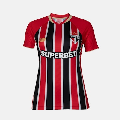 Camisa São Paulo 2025 Uniforme 2 New Balance Feminina - Foto 1