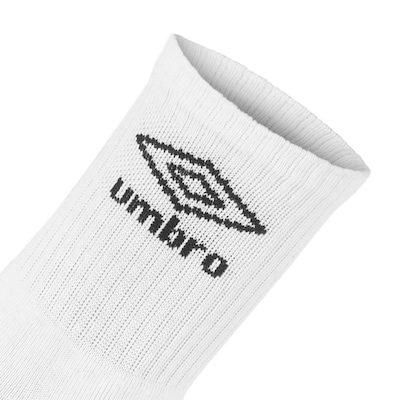 Meia Umbro Cano Médio 39 ao 43 com 3 Pares - Foto 3