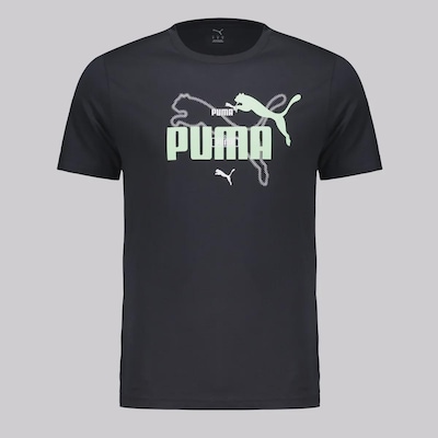 Camiseta Masculina Puma ESS Logo Lab Summer - Foto 1