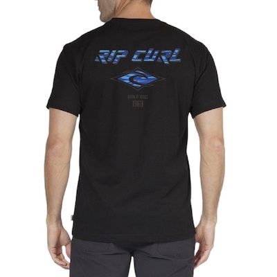 Camiseta Masculina Rip Curl Fade Out Icon Art Big - Foto 3