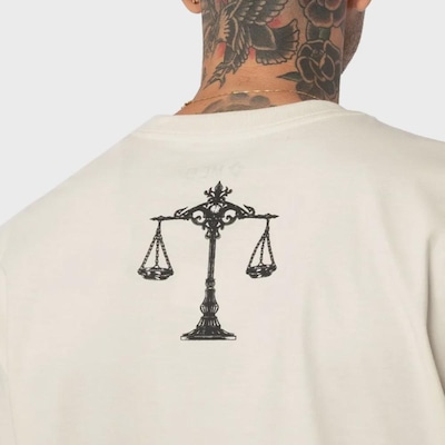 Camiseta Masculina MCD Cavaleiro Fome Balança - Foto 4