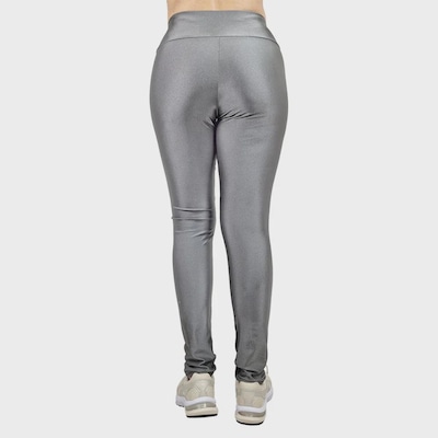 Calça Legging Feminina Selene Com Recorte e Tule - Foto 3