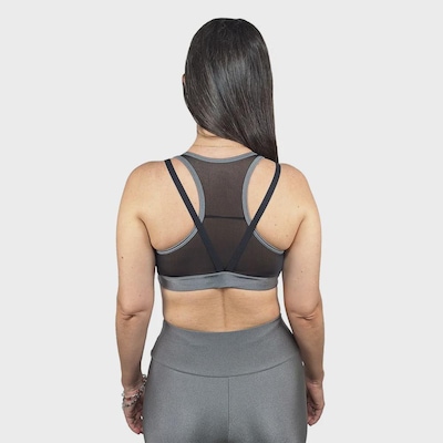 Top Academia Feminino Selene com Recorte e Bojo - Foto 3