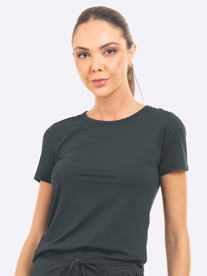 Short Feminino Manly Canelado com Detalhe Cupro Like - Foto 4