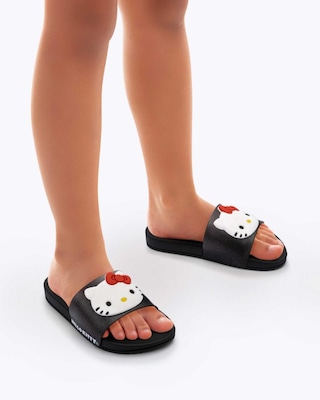 Chinelo Grendene Hello Kitty Mania Kids Slide Infantil - Foto 3
