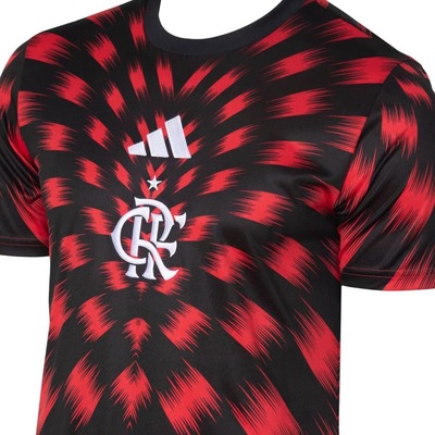 Camiseta Pre Jogo Flamengo 25/26 Adidas Masculina - Foto 4