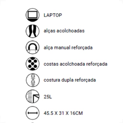 Mochila Unissex Mormaii Costa 25 litros - Foto 6