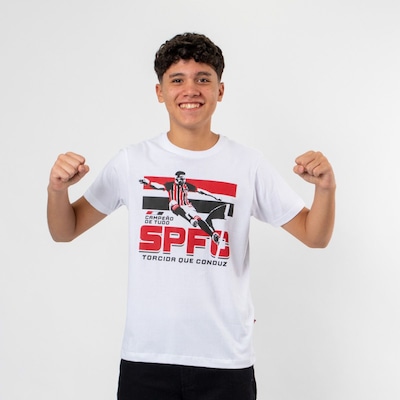 Camiseta do São Paulo Surf Center Oficial Torcida Que Conduz Infantil - Foto 1