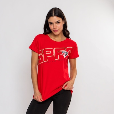 Camiseta do São Paulo Surf Center Oficial  SPFC Feminina - Foto 3