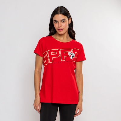 Camiseta do São Paulo Surf Center Oficial  SPFC Feminina - Foto 6