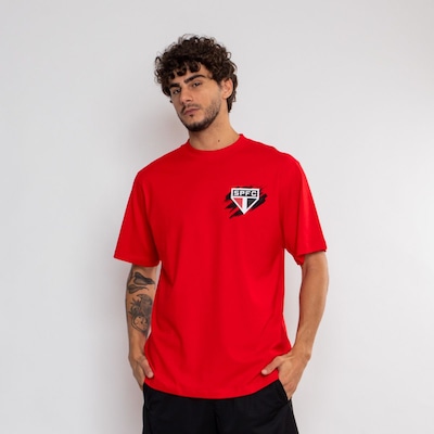 Camiseta do São Paulo Surf Center Street Oficial Escudo Masculina - Foto 3