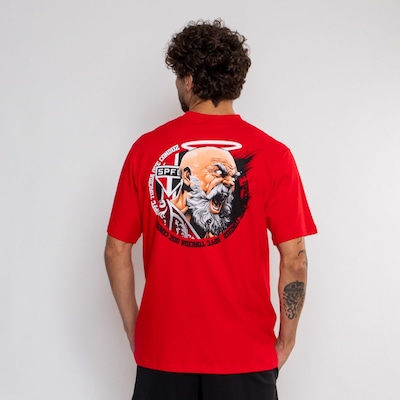 Camiseta do São Paulo Surf Center Street Oficial Escudo Masculina - Foto 4