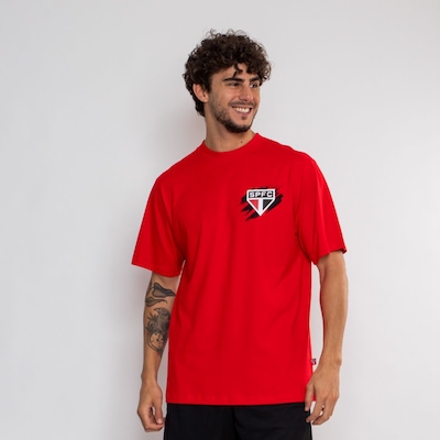 Camiseta do São Paulo Surf Center Street Oficial Escudo Masculina - Foto 5