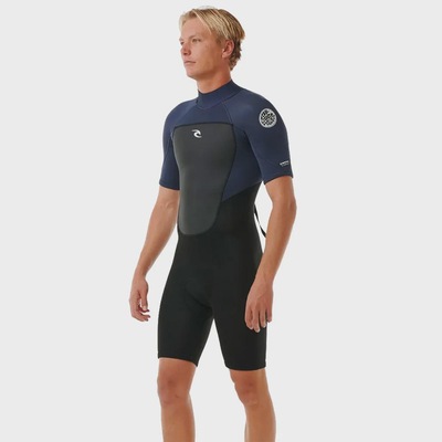Short John Rip Curl Omega Spring 2mm Back Zip Slate Masculino - Foto 3