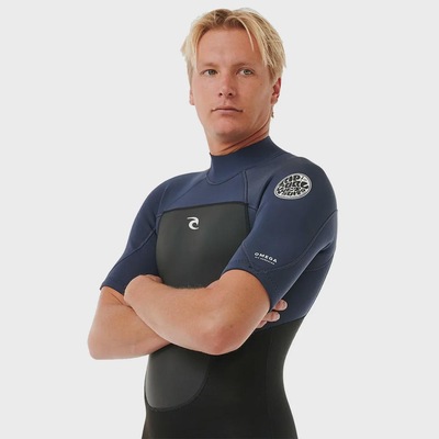 Short John Rip Curl Omega Spring 2mm Back Zip Slate Masculino - Foto 4