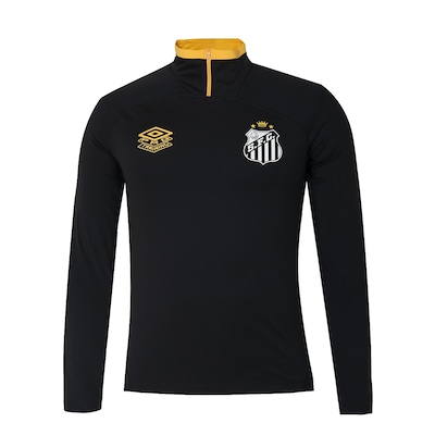 Blusa do Santos Umbro 2025 Treino Manga Longa Masculina - Foto 1