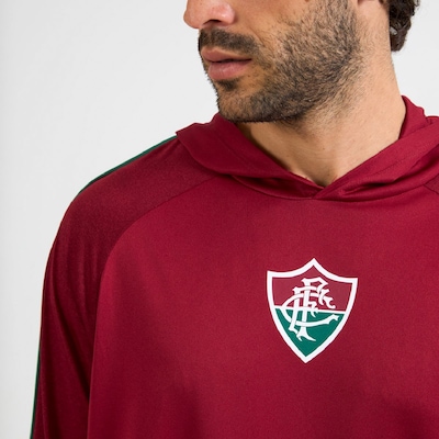 Blusa do Fluminense Lacado Manga Longa Braziline Masculina - Foto 4