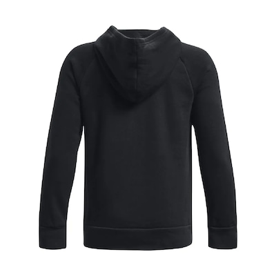 Blusão de Moletom Masculino Under Armour Basic Rival Flee com Capuz - Foto 2