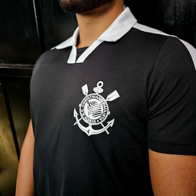 Camisa Polo do Corinthians Block Bomache Masculina - Foto 4