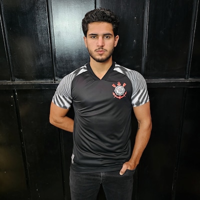 Camisa do Corinthians Lines Bomache Masculina - Foto 3