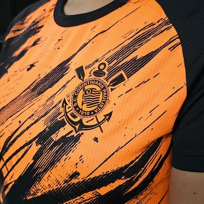 Camisa do Corinthians Baby Look Rajados Bomache Feminina - Foto 3