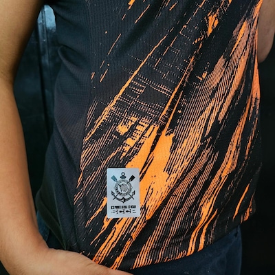 Camisa do Corinthians Baby Look Rajados Bomache Feminina - Foto 4