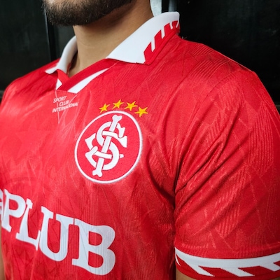 Camisa do Internacional Retrô 1996 Betel Masculina - Foto 4