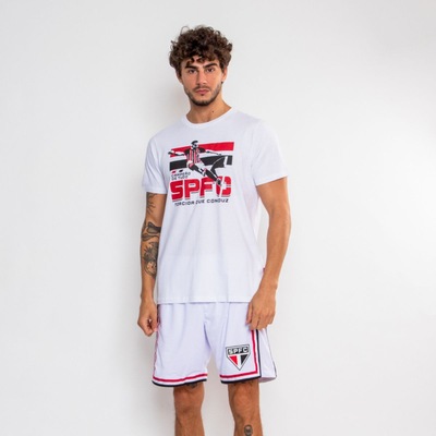 Camiseta do São Paulo Surf Center Classica Oficial Torcida Que Conduz Masculina - Foto 2