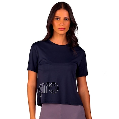 Camiseta Alto Giro Abertura Unilateral Feminina - Foto 1