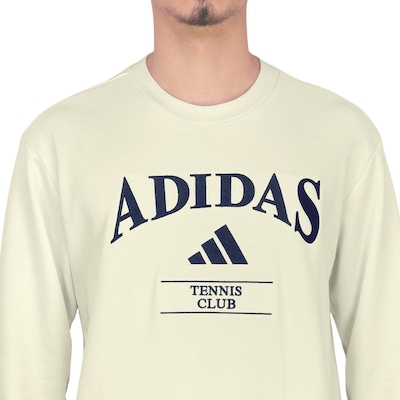 Blusão de Moletom Adidas Heritage Graphic Tennis Crew - Foto 2