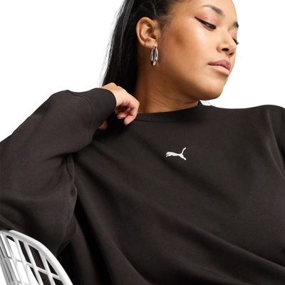 Blusão de Moletom Feminino Puma Ess Oversized Crew - Foto 5