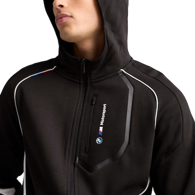 Jaqueta Masculina Puma Moletom Bmw Mms - Foto 4