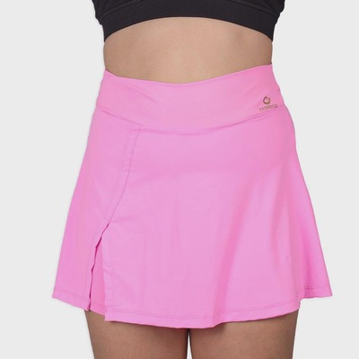 Short Saia Feminino Caju Brasil Classic Rosa Glossy - Foto 1
