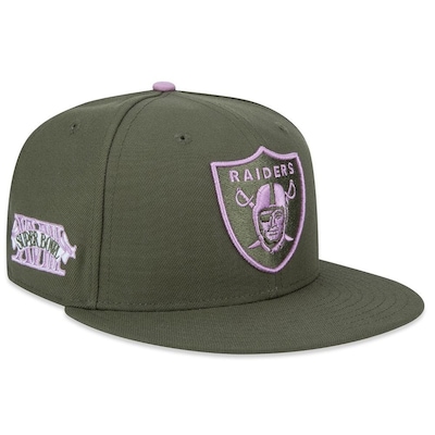 Boné New Era 5950 Las Vegas Raiders NFL Lavender Field - Foto 3