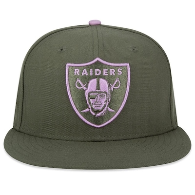 Boné New Era 5950 Las Vegas Raiders NFL Lavender Field - Foto 4